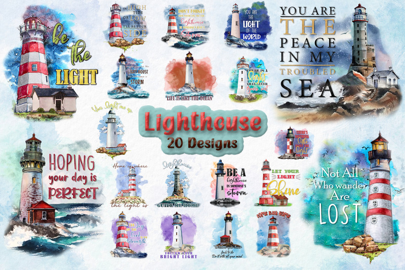 best-lighthouse-t-shirt-design-bundle