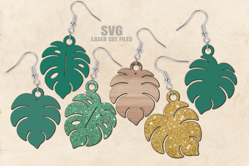 monstera-leaf-svg-earrings-svg-laser-cut-files