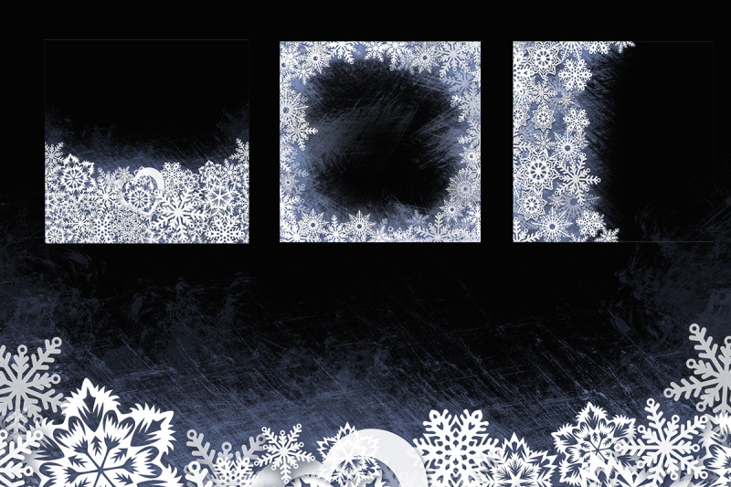 winter-photo-frames-snowflake-overlays-digital-clipart