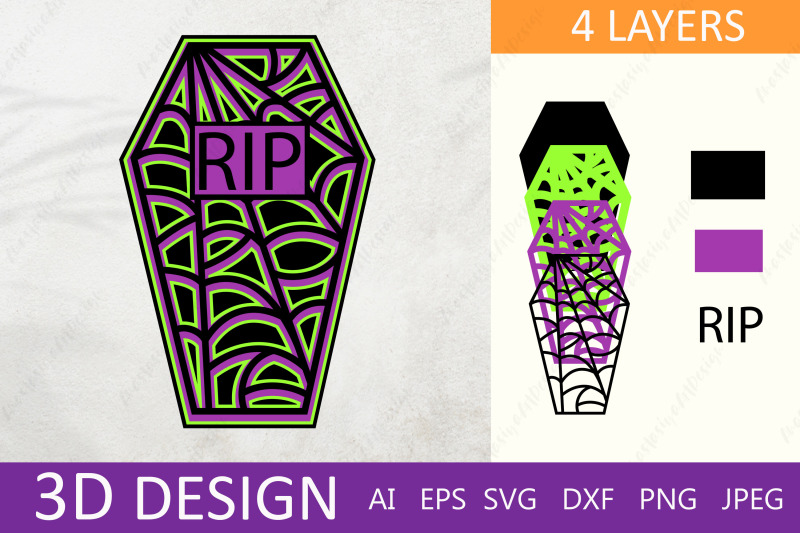 3d-halloween-decor-svg-halloween-coffin-layered-papercut