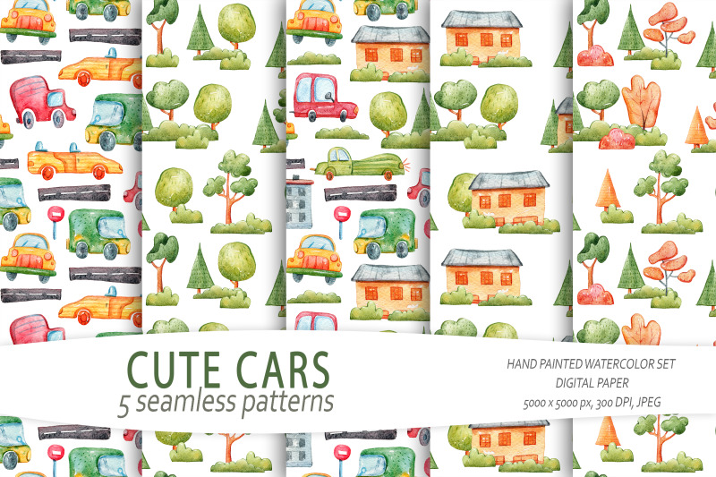 cute-cars-seamless-pattern-digital-paper-5-jpeg-files