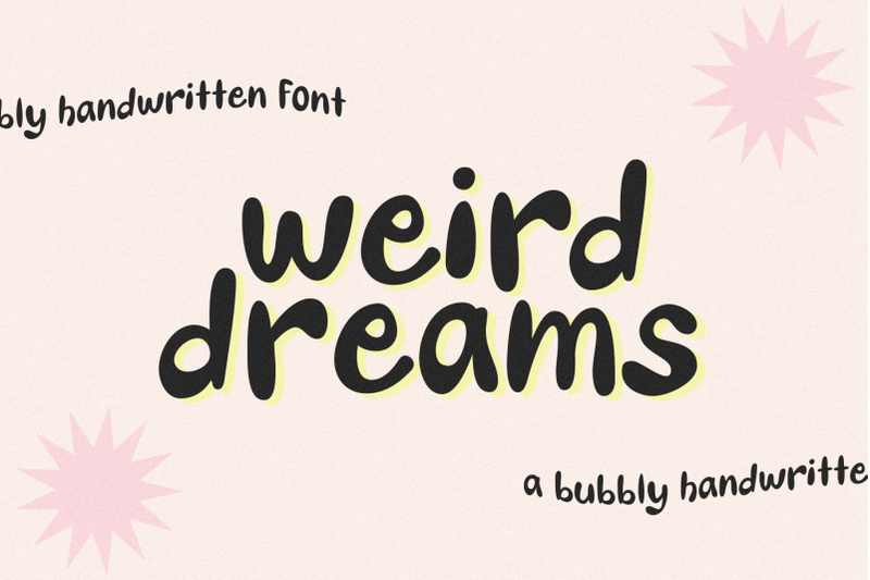 weird-dreams-bubbly-retro-font