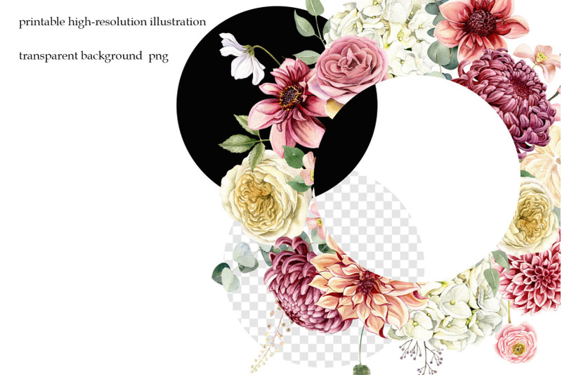 fall-watercolor-wreath-floral-frame-clipart-autumn-boho-wedding-diy