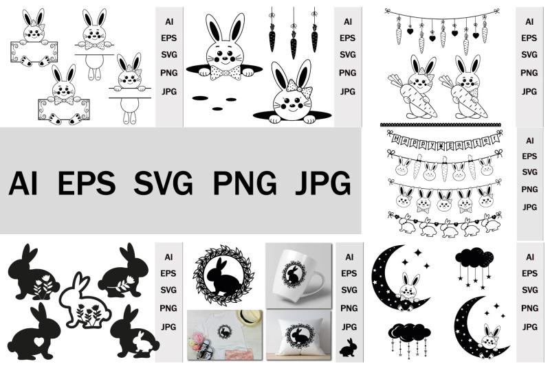 cute-characters-rabbits-svg-children-039-s-clip-art-for-print