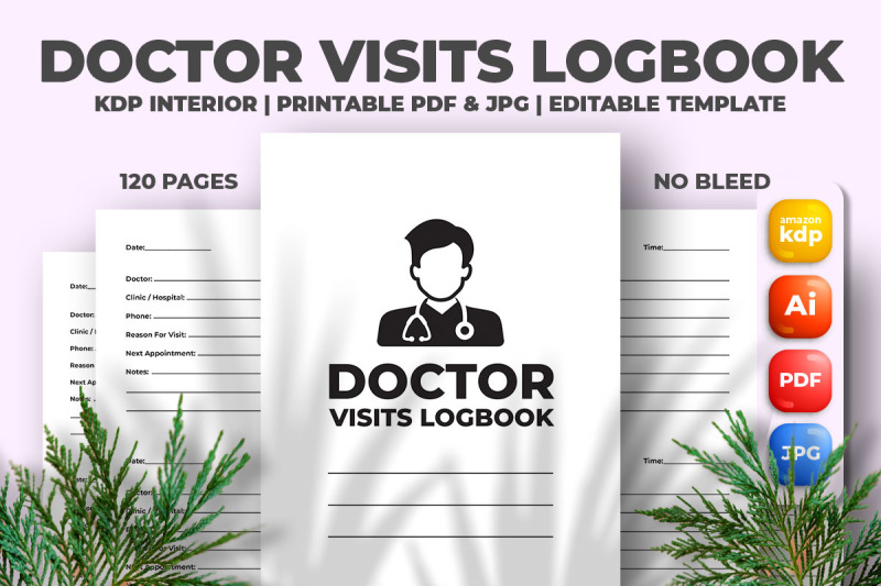 doctor-visits-logbook-kdp-interior