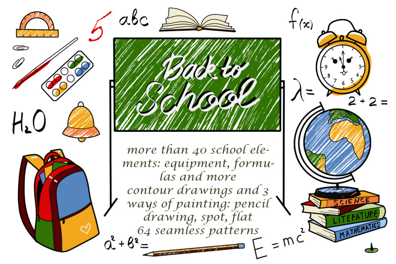 back-to-school-vector-patterns-and-drawings