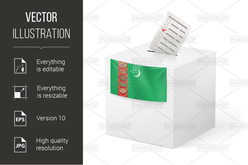 ballot-box-with-votng-paper-turkmenistan