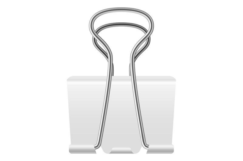 pin-paper-clip-realistic-white-steel-binder-stationery-for-documents