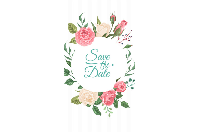 wedding-card-with-roses-elegant-pink-and-white-flowers-with-green-lea