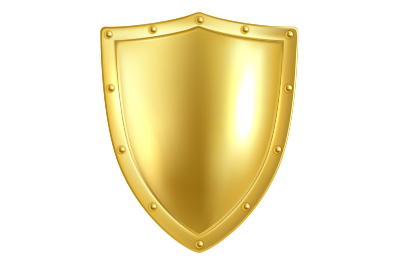 golden-shield-realistic-heraldic-symbol-metallic-monarch-award-luxu