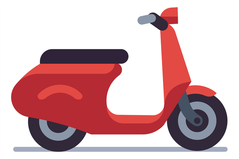 motorcycle-red-delivery-scooter-classic-vehicle-road-racing-speed-e