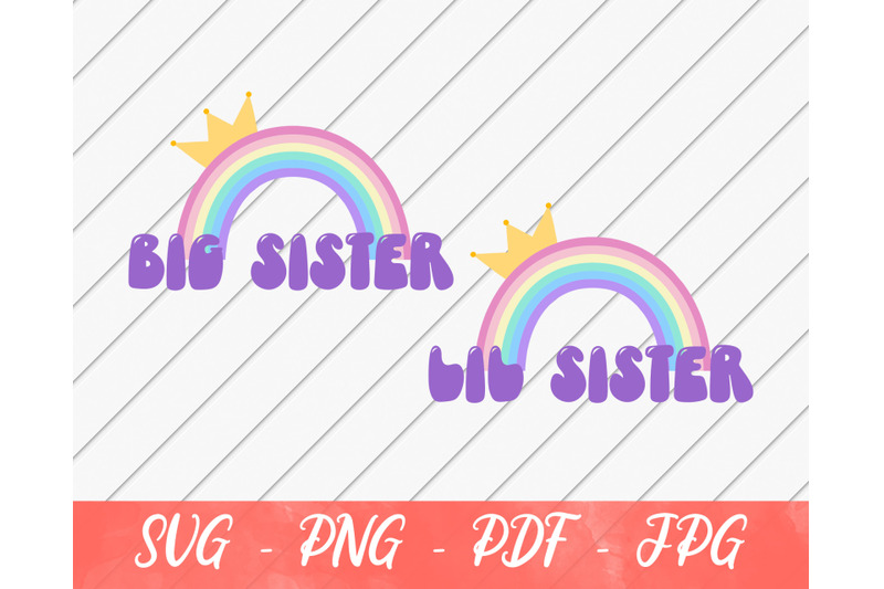 big-sister-little-sister-svg