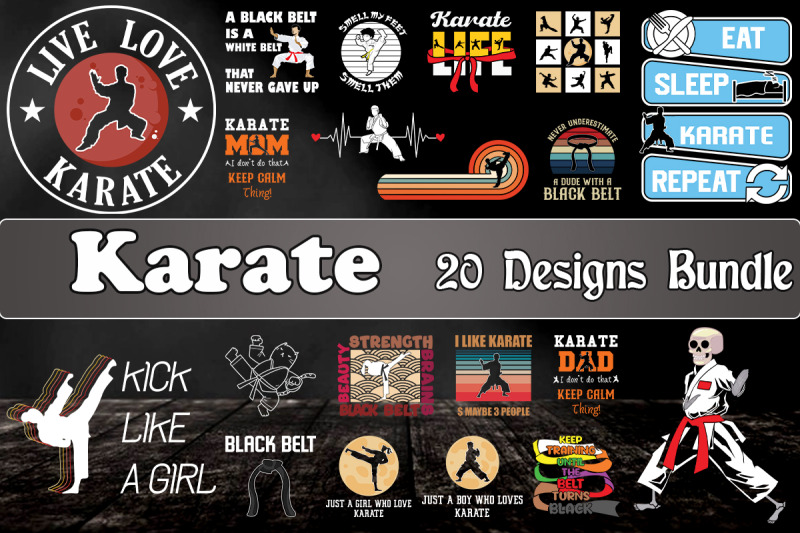 karate-svg-bundle-20-designs