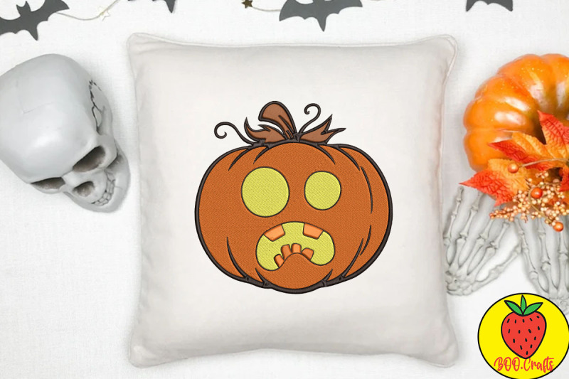 pumpkin-halloween-surprised-embroidery