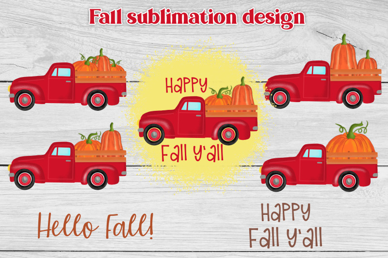 red-truck-with-pumpkins-happy-fall-sublimation