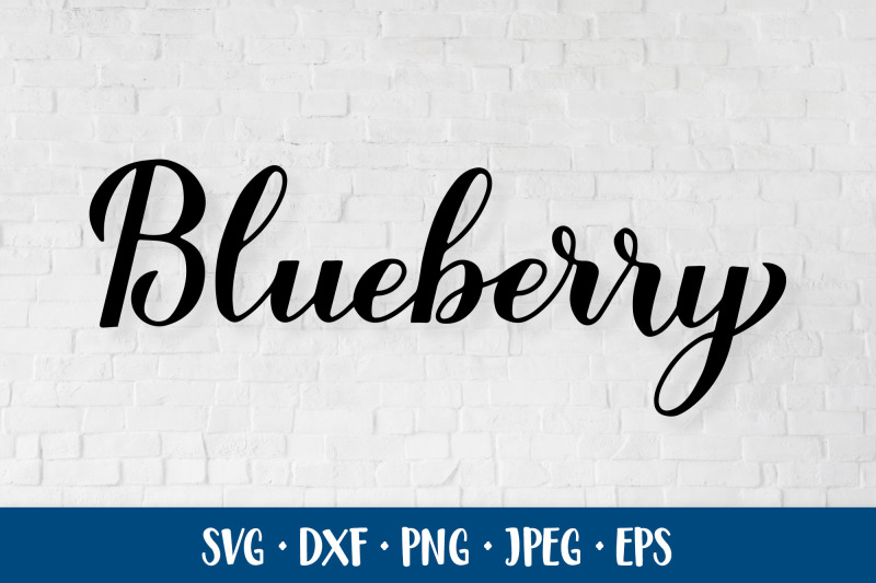 blueberry-hand-lettered-svg