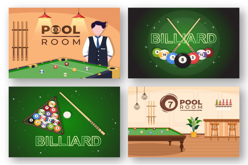 13-billiards-game-illustration