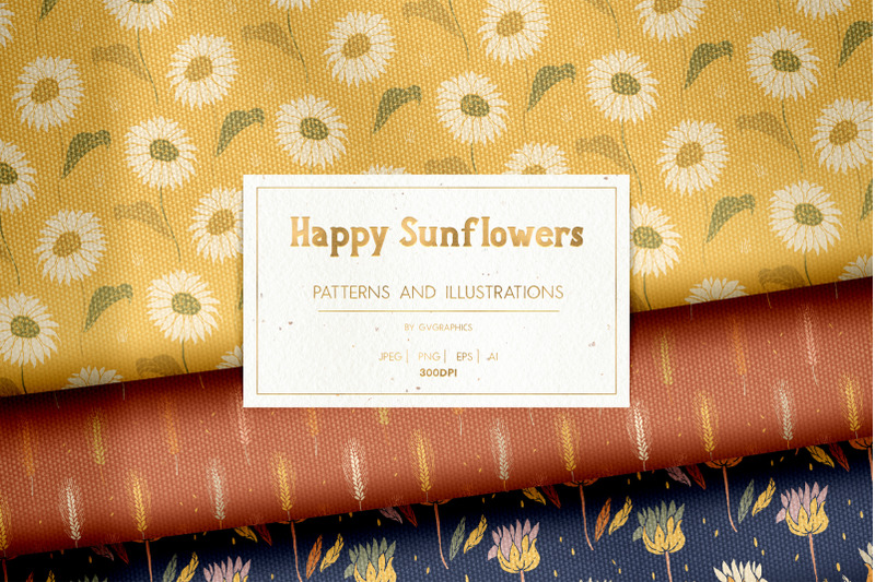 happy-sunflowers-patterns-and-illustrations