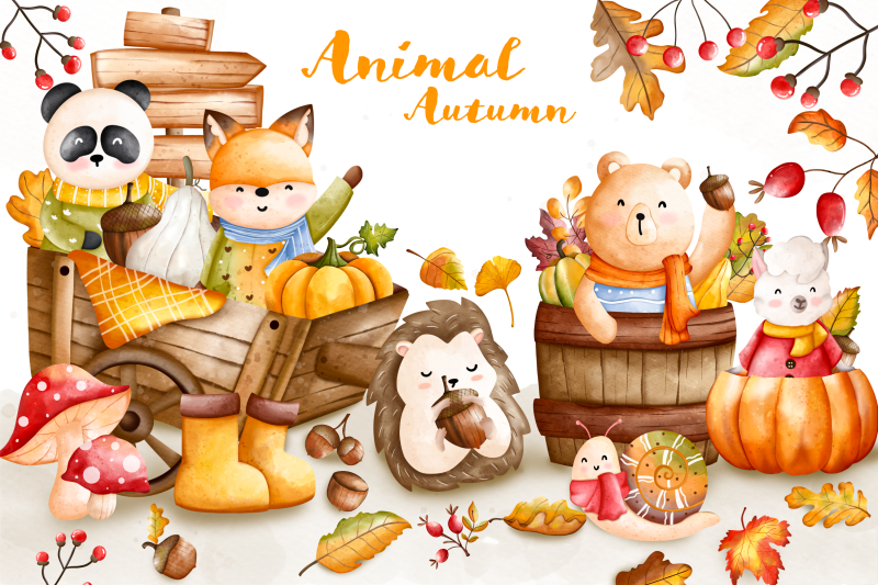 autumn-animal-clipart-fall-clipart