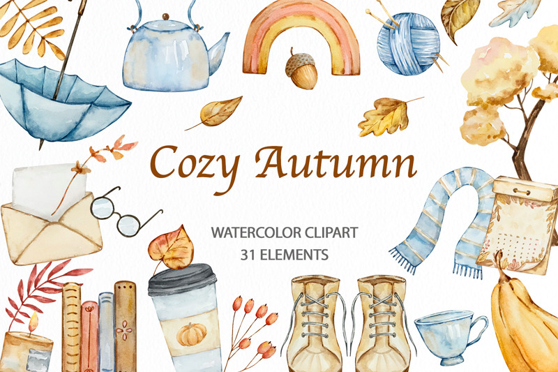 watercolor-cozy-autumn-clipart