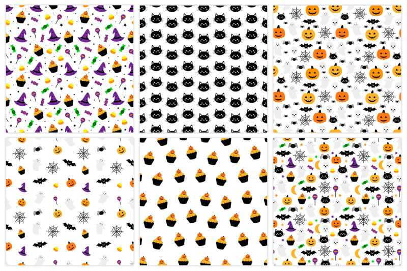 cute-halloween-pattern-pumpkin-pattern-cute-cat-pattern