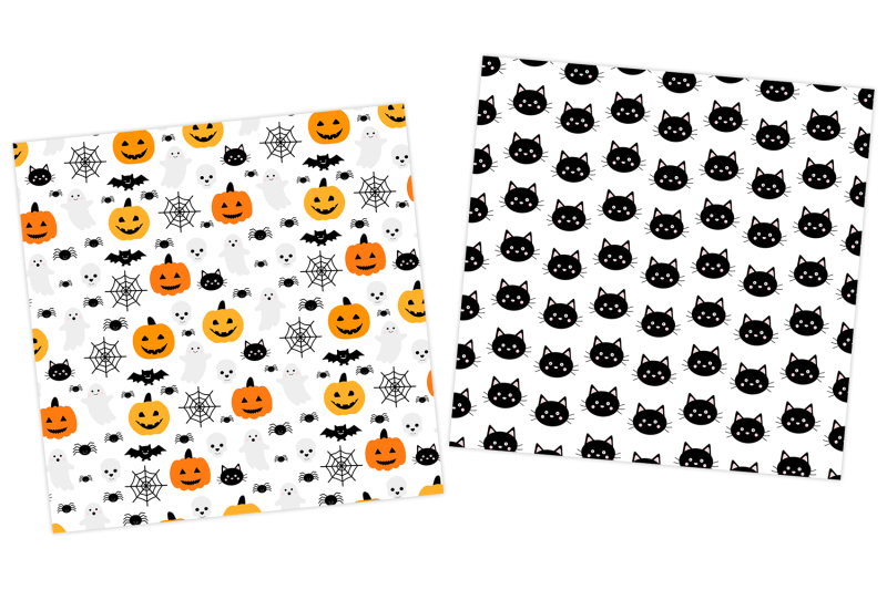 cute-halloween-pattern-pumpkin-pattern-cute-cat-pattern