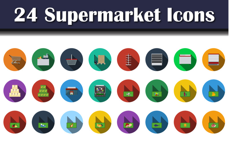 supermarket-icon-set