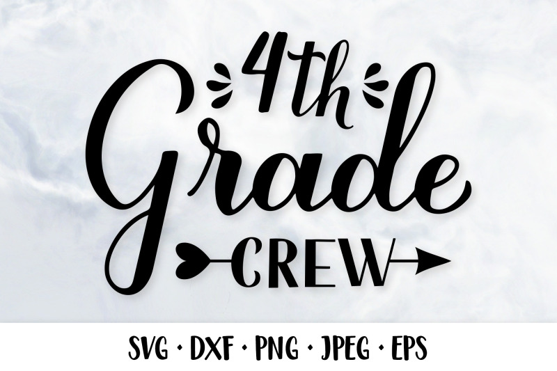 4th-grade-crew-hand-lettered-svg-first-day-of-school