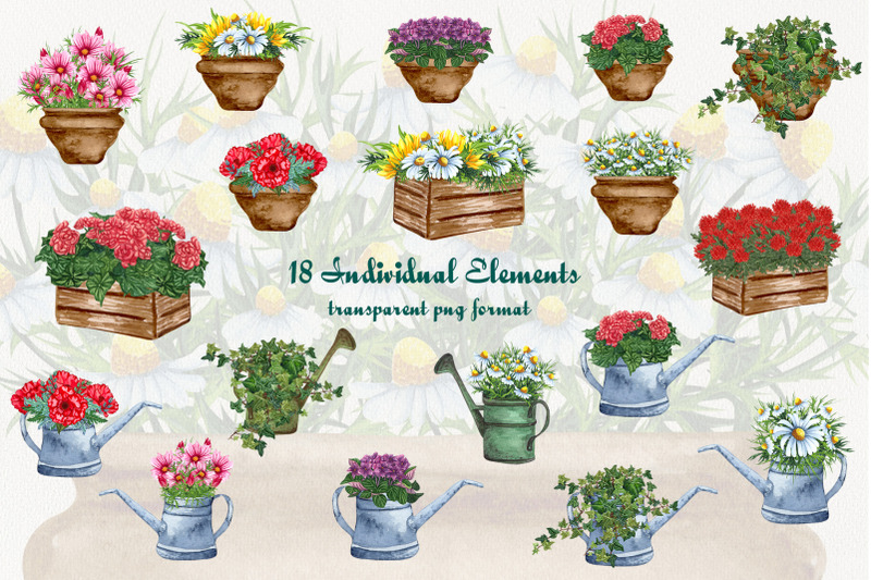 garden-bouquets-watercolor-clipart