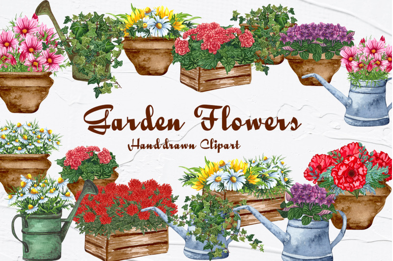 garden-bouquets-watercolor-clipart