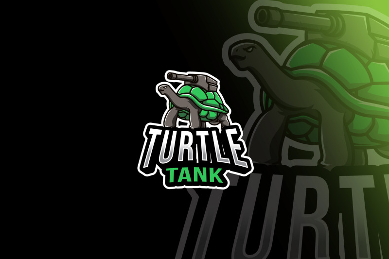 turtle-tank-esport-logo-template
