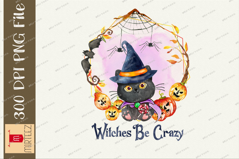 witches-be-crazy-witch-cat-halloween