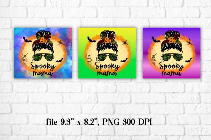 halloween-tumbler-sublimation-spooky-mama-png