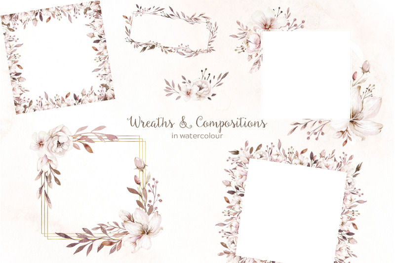 watercolor-blossom-frames-borders-png-floral-clipart