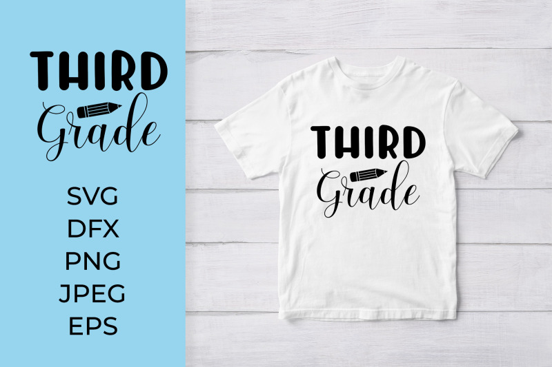 third-grade-svg-3rd-grade-1st-day-of-school-shirt-design