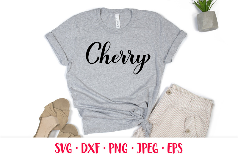 cherry-hand-lettered-svg