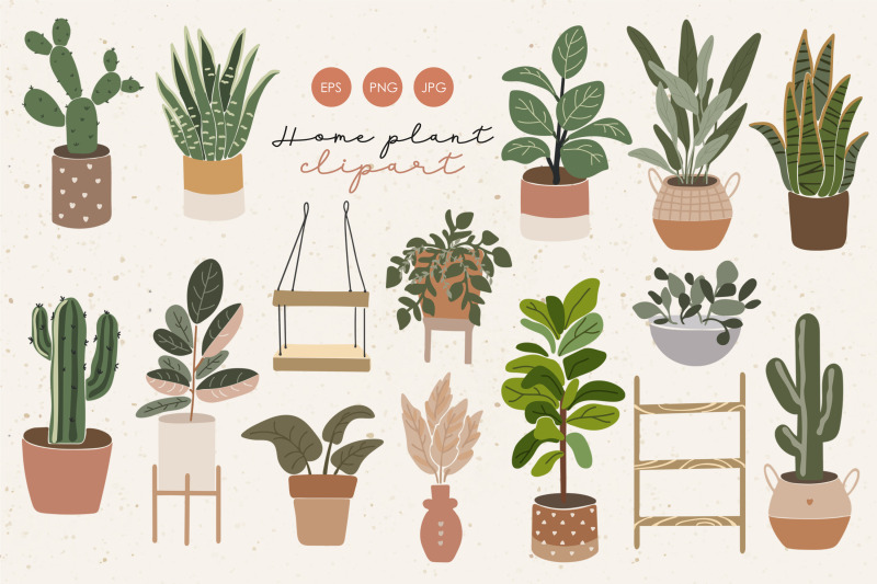 home-plant-clipart-abstract-plant-elements-home-plant-png