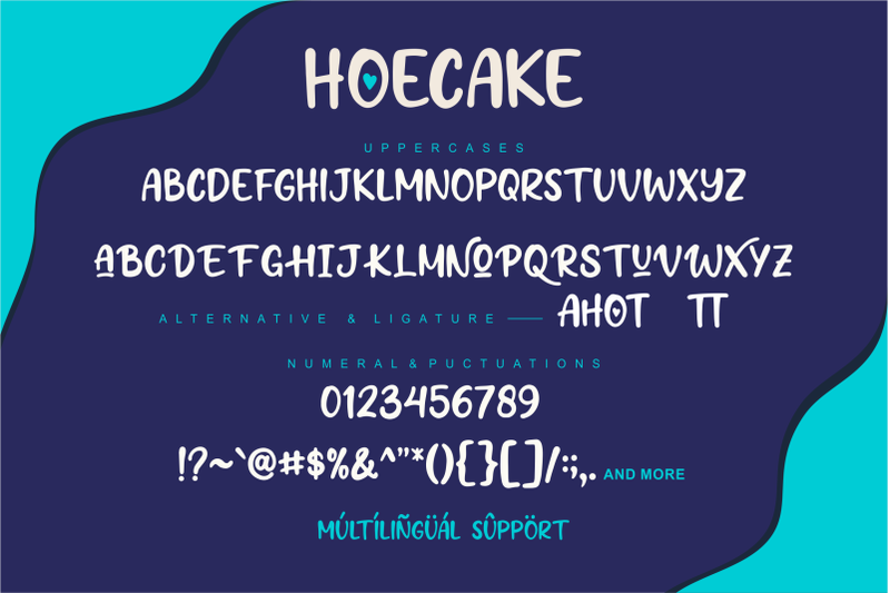 hoecake-a-playful-display-font
