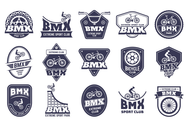 bicycle-motocross-badges-bmx-extreme-label-sport-bike-emblem-and-bic