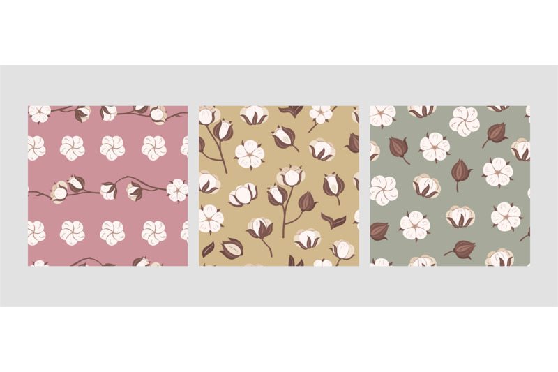 cotton-flower-pattern-soft-bolls-of-blooming-flowers-organic-agricul