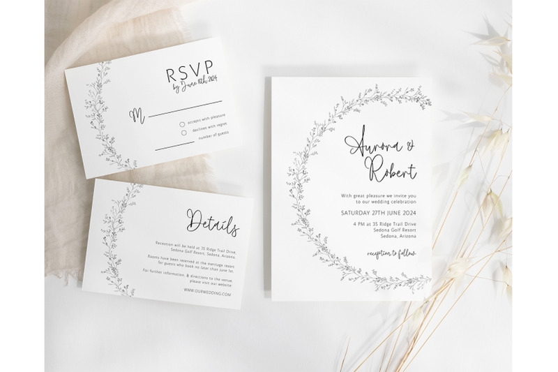 minimalist-wedding-invitation-template-canva-line-floral-botanical-inv