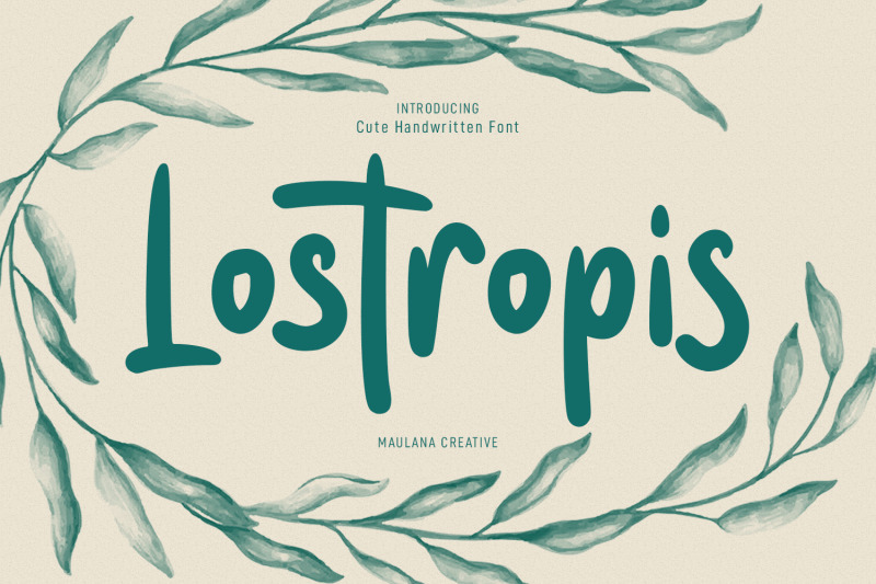 lostropis-handwritten-brush-font