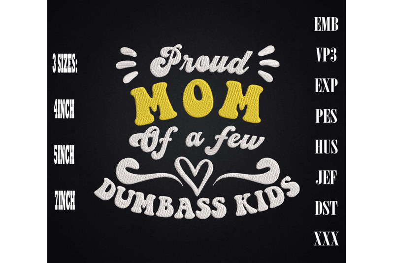 proud-mom-of-a-few-dumbass-kids-embroidery-gift-for-mother