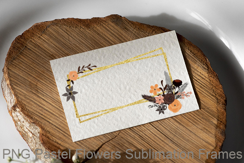 pastel-fall-flowers-sublimation-frames-autumn-gold-frame