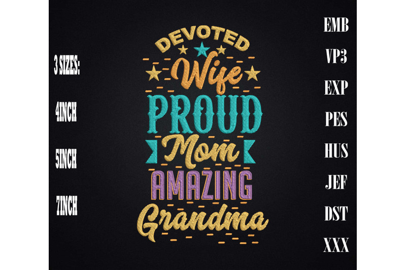 devoted-wife-proud-mom-amazing-grandma-embroidery-gift-for-mother