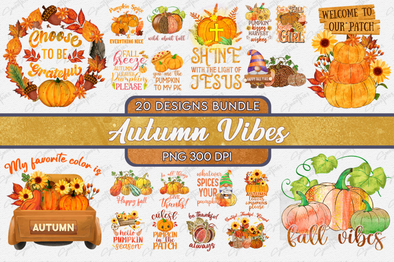 autumn-vibes-t-shirt-design-bundle