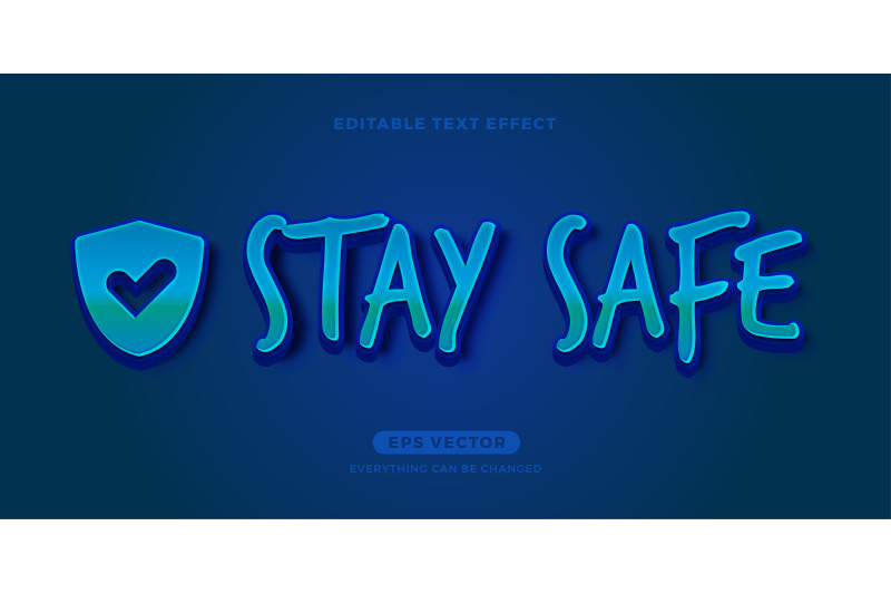 stay-home-editable-text-effect-vector