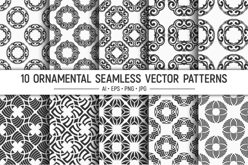 decorative-ornamental-seamless-geometric-patterns