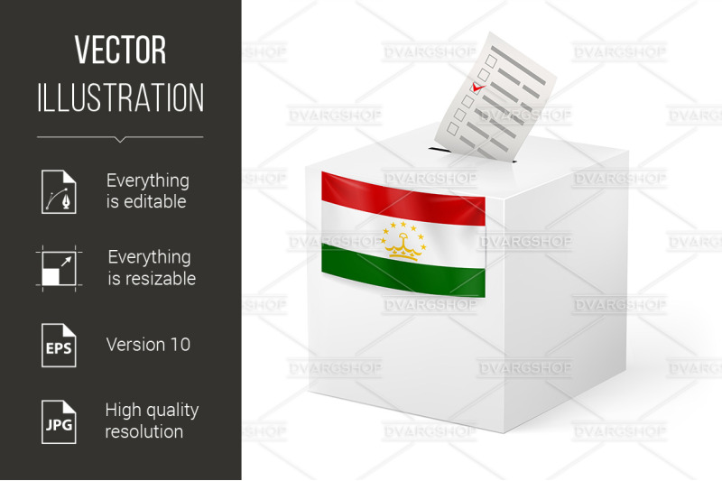 ballot-box-with-voting-paper-tajikistan