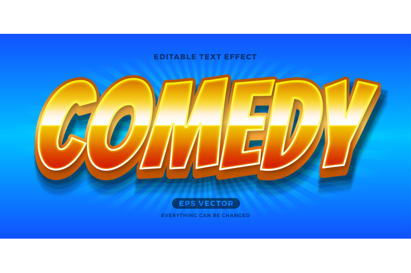 stand-up-comedy-editable-text-effect-vector